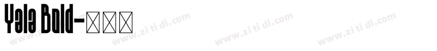 Yala Bold字体转换